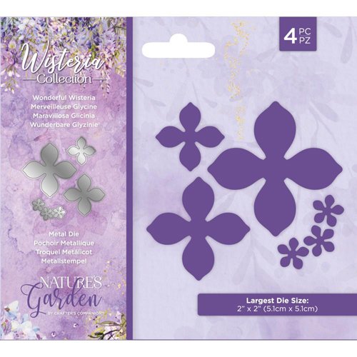 Crafter's Companion - Nature's Garden - Wisteria Collection - Wonderful Wisteria Metal Die