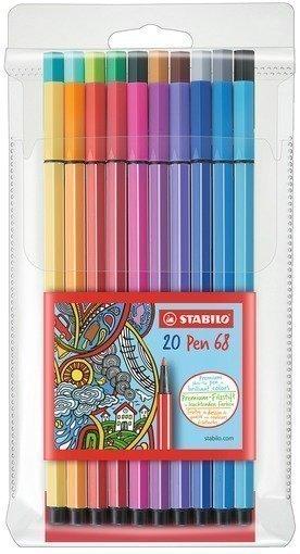 Stabilo - Pen 68 - Premium Brilliant Color Pens - 20 pack