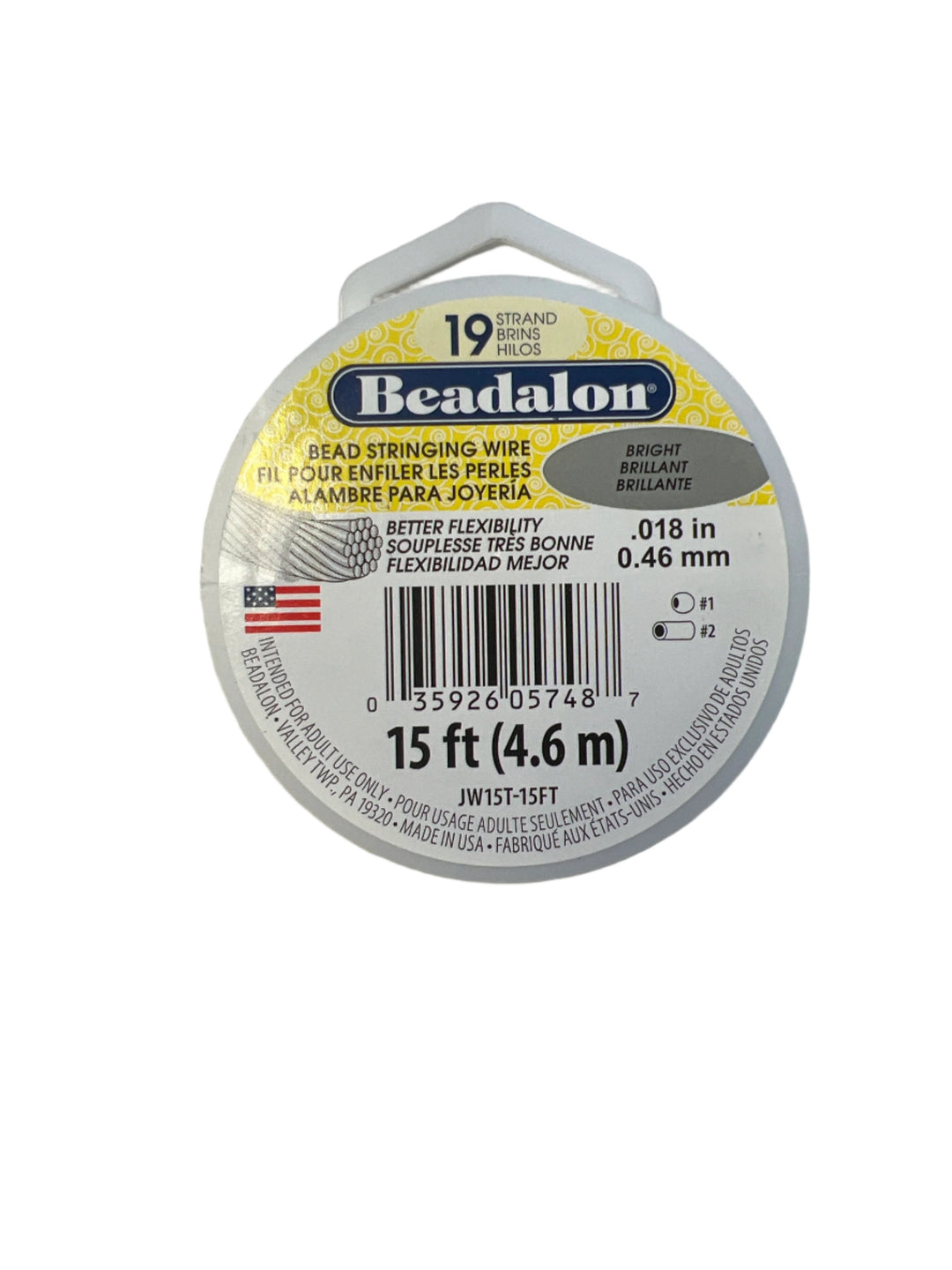 Beadalon - 19 Strand Bead Stringing Wire