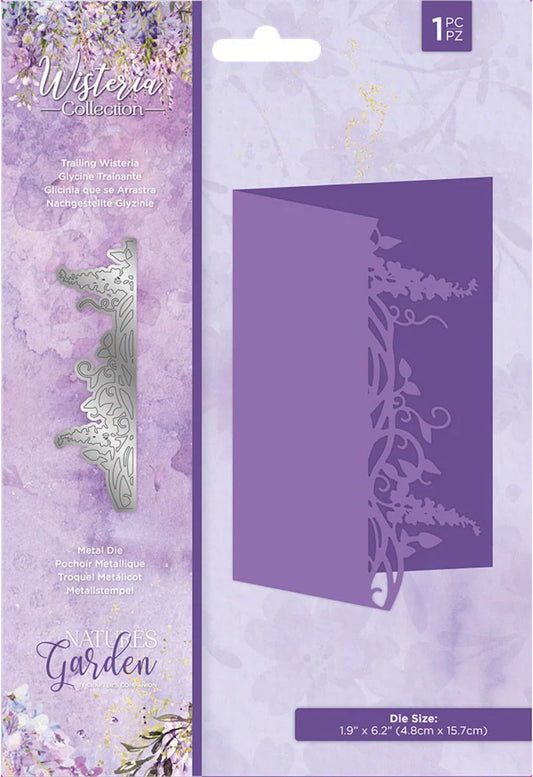 Crafter's Companion - Nature's Garden - Wisteria Collection - Trailing Wisteria Metal Die