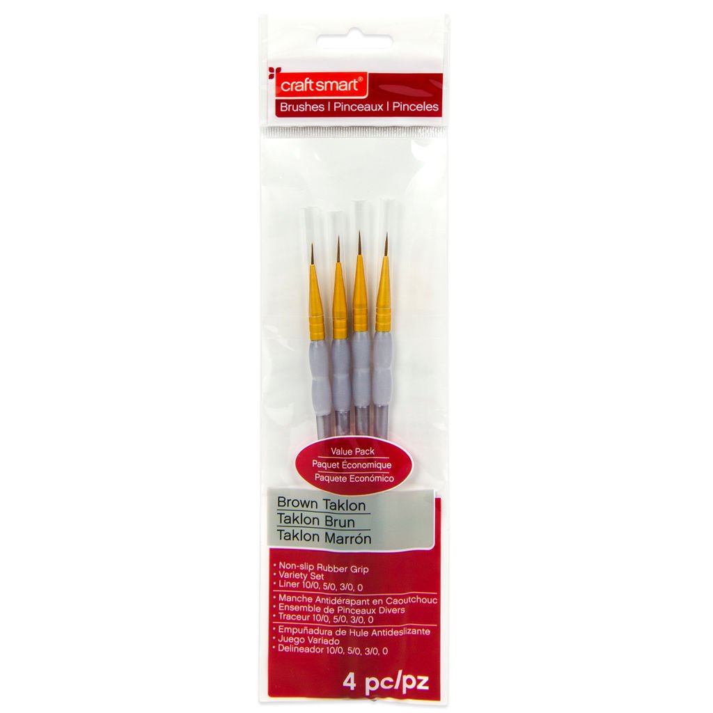 Craft Smarts - Brown Taklon Liner Set