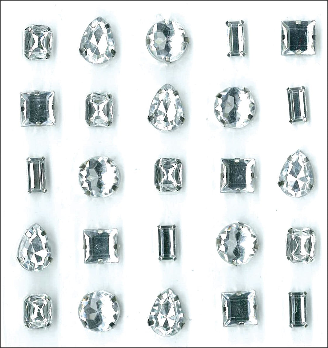 Jolee's Boutique - Clear Set Gem Adhesive Embellishments