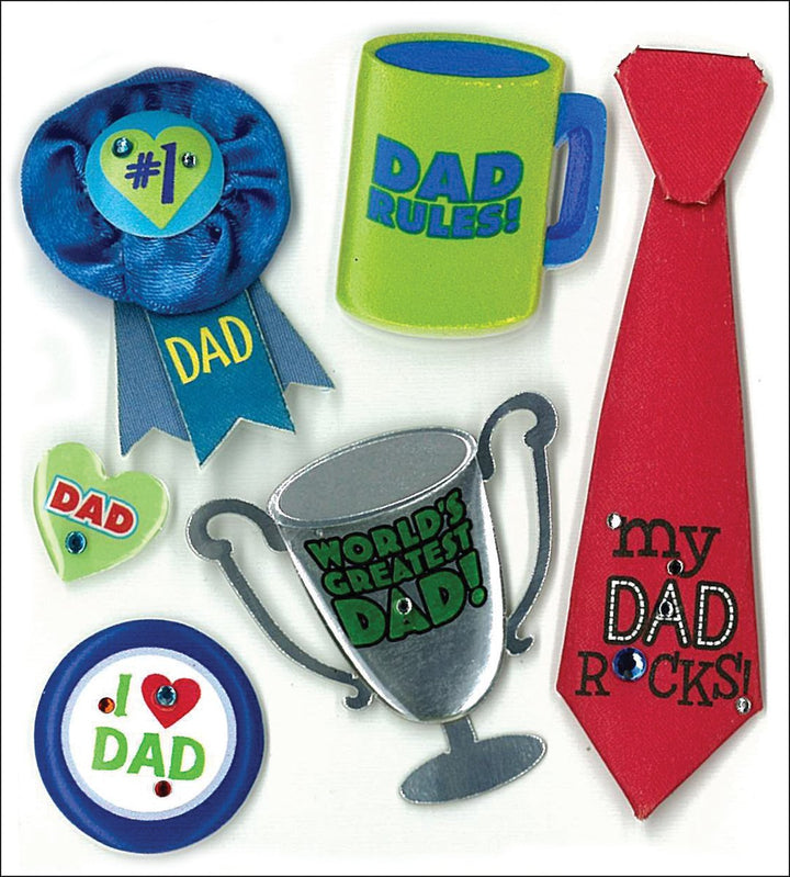 Jolee's Boutique - Number #1 Dad Stickers