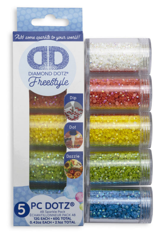 Diamond Dotz - AB Sparkle Sampler Pack - 5 pk