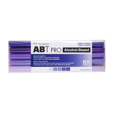 Tombow - ABT Pro Alcohol-Based Dual Tip Markers - Purple Tones