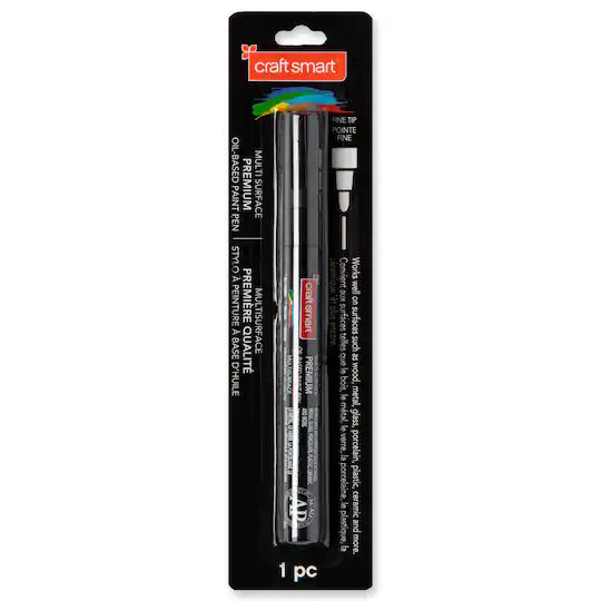 Craft Smart - Multi Surface Premium Oil-Based Paint Pen - Fine Tip