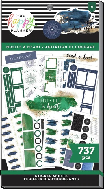 The Happy Planner -  Hustle and Heart Value Pack Stickers