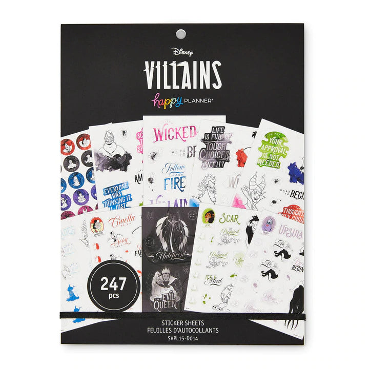 The Happy Planner - Disney - Villains - 247 pcs