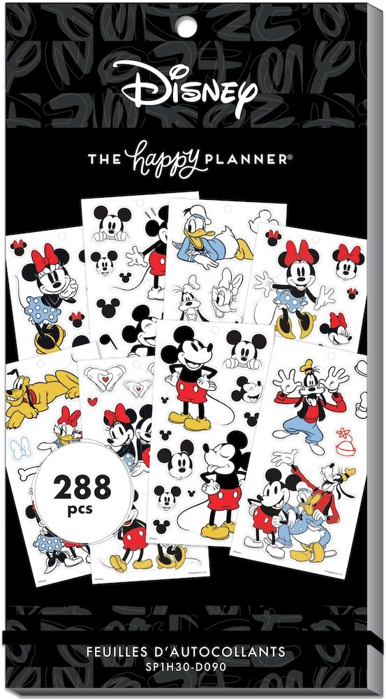 The Happy Planner -  Large Icons/Colorful Boxes Mickey Mouse and Minnie Mouse Sticker Book