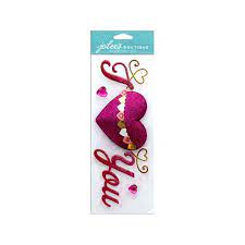 Jolee's Boutique - I <Heart> You Stickers