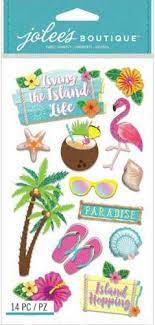 Jolee's Boutique - Island Life Dimensional Stickers