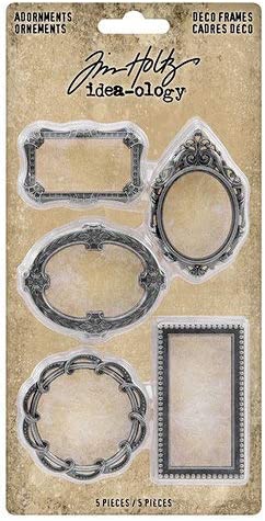 Tim Holtz - Idea-Ology, Deco Frames - 5 pcs