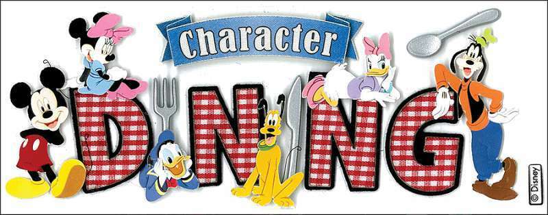 EK Success - Disney - Character Dinner Dimensional Sticker Embellishment