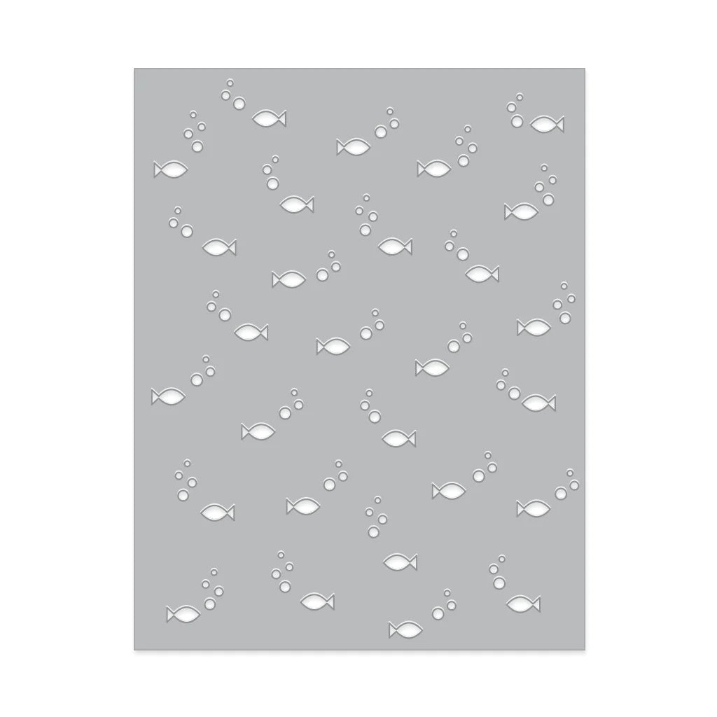 Hero Arts - Fish and Bubbles Confetti Die