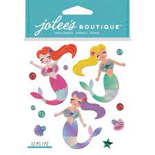 Jolee's Boutique - Mermaids Dimensional Stickers