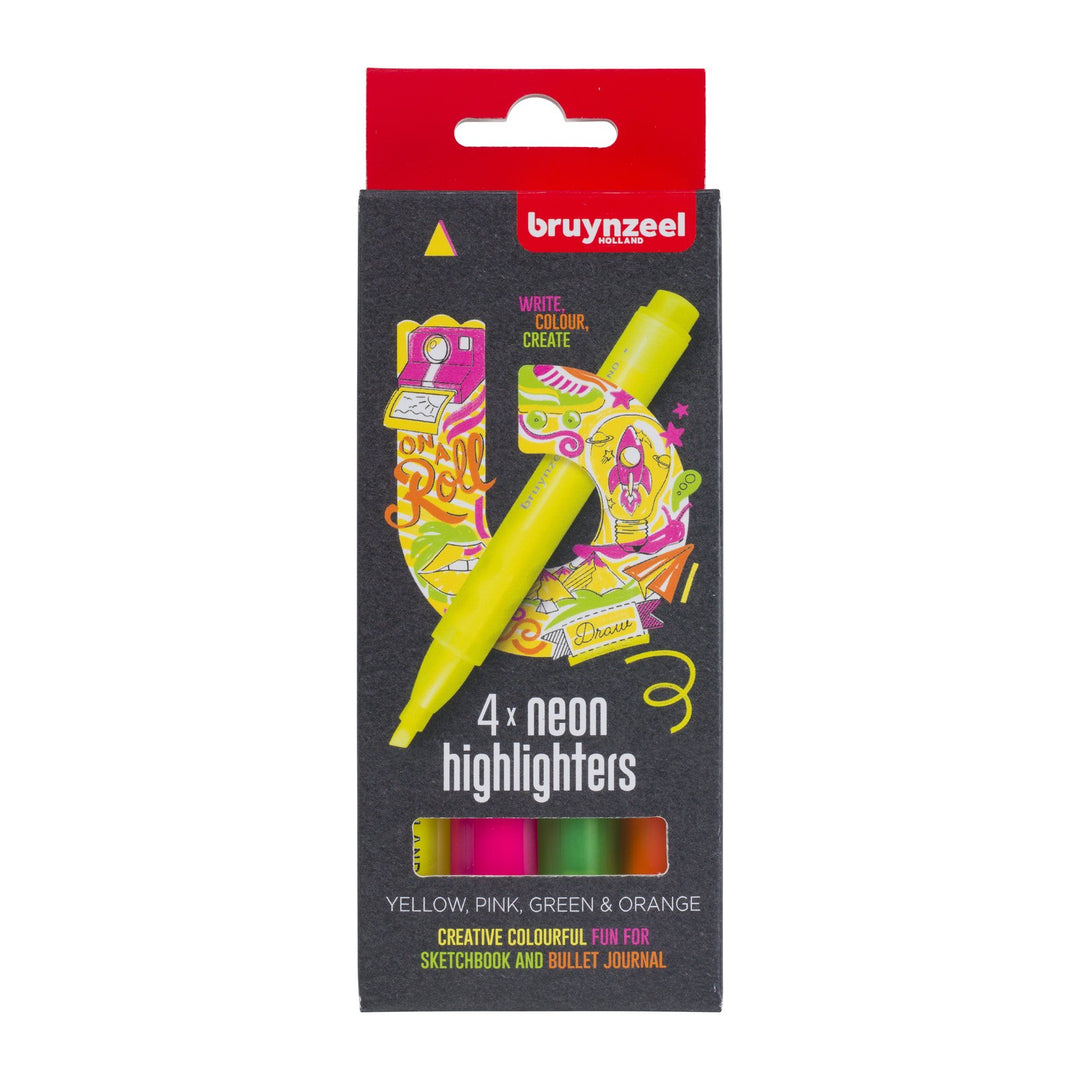 Royal Talens - Bruynzeel Holland - Highlighters - 4 count