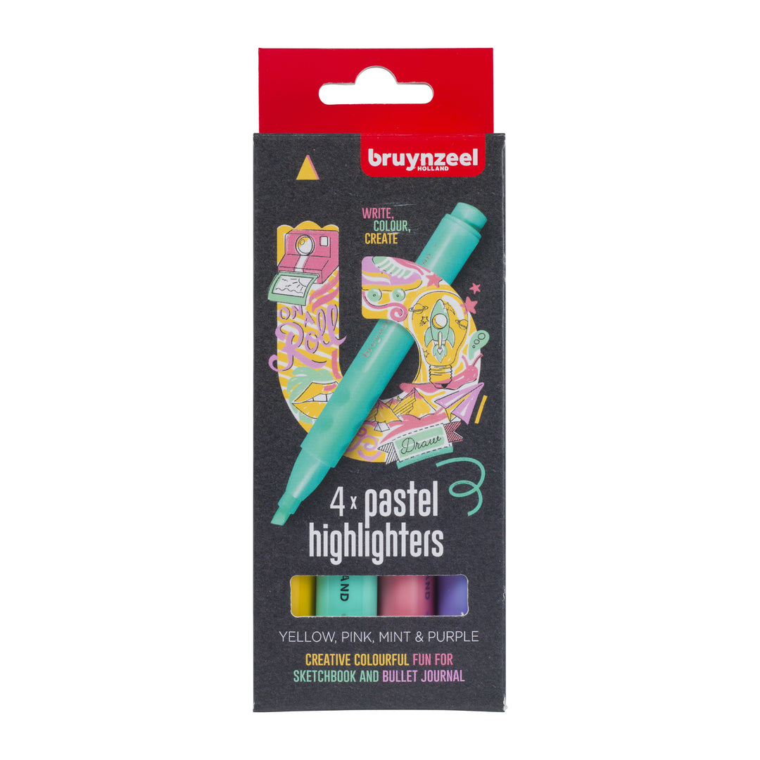 Royal Talens - Bruynzeel Holland - Highlighters - 4 count