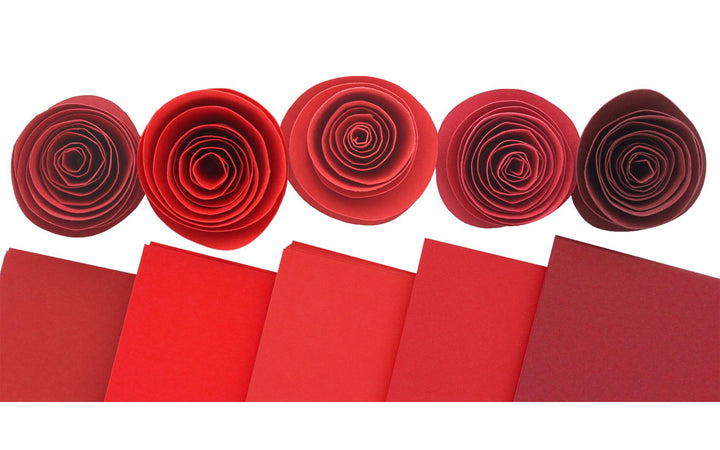 Paper Accents Stash Pack Cardstock 8.5" x11" Reds 40pc