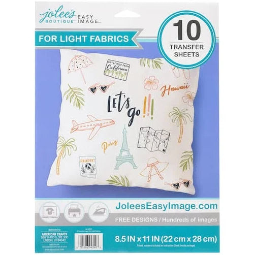 Jolee's Boutique - Light Fabric Transfer Sheets